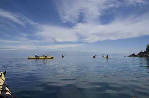 Photo from Sea Kayaking, Bruce Peninsula National Park, through paddle