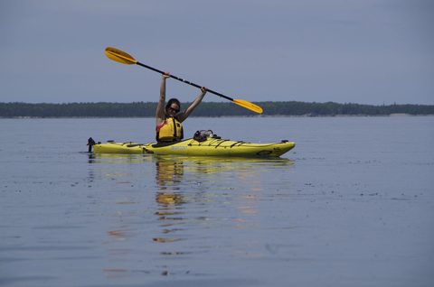 Photo from Sea Kayaking, Bruce Peninsula National Park, through paddle