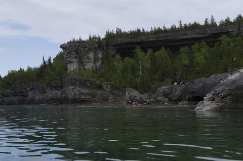 Photo from Sea Kayaking, Bruce Peninsula National Park, through paddle