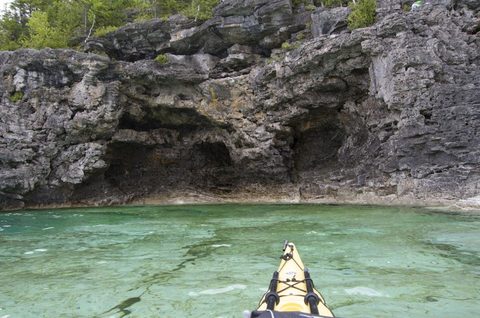 Photo from Sea Kayaking, Bruce Peninsula National Park, through paddle