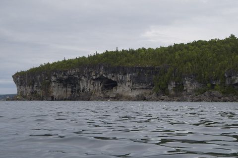 Photo from Sea Kayaking, Bruce Peninsula National Park, through paddle