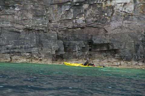 Photo from Sea Kayaking, Bruce Peninsula National Park, through paddle
