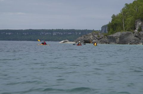 Photo from Sea Kayaking, Bruce Peninsula National Park, through paddle