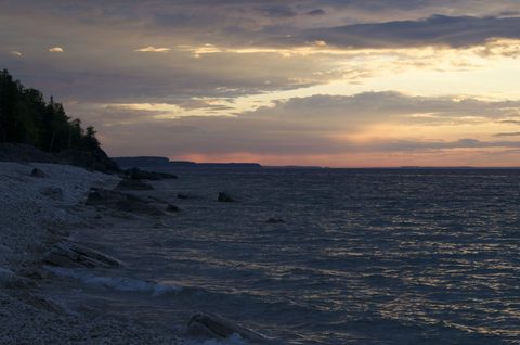 Photo from Sea Kayaking, Bruce Peninsula National Park, through paddle