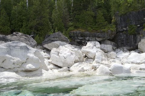 Photo from Sea Kayaking, Bruce Peninsula National Park, through paddle