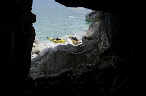 Photo from Sea Kayaking, Bruce Peninsula National Park, through paddle