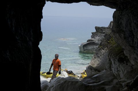 Photo from Sea Kayaking, Bruce Peninsula National Park, through paddle
