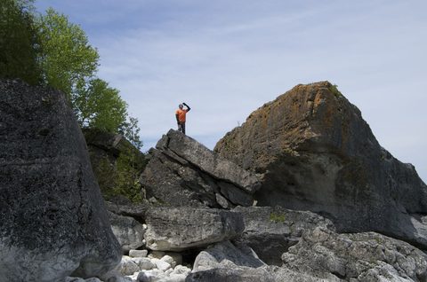 Photo from Sea Kayaking, Bruce Peninsula National Park, through paddle