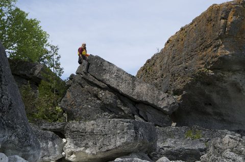 Photo from Sea Kayaking, Bruce Peninsula National Park, through paddle