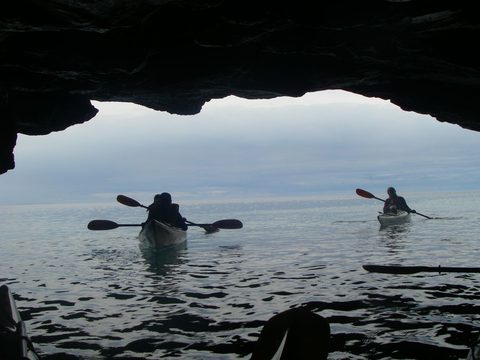 Photo from Sea Kayaking, Bruce Peninsula National Park, through paddle