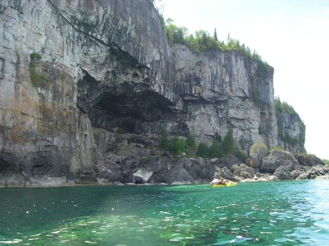 Photo from Sea Kayaking, Bruce Peninsula National Park, through paddle