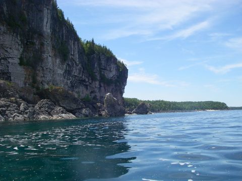 Photo from Sea Kayaking, Bruce Peninsula National Park, through paddle