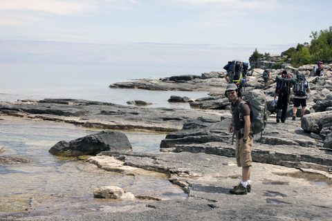 Photo from Sea Kayaking, Bruce Peninsula National Park, through paddle