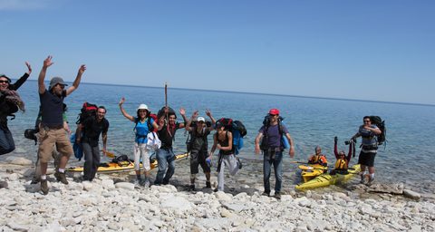 Photo from Sea Kayaking, Bruce Peninsula National Park, through paddle