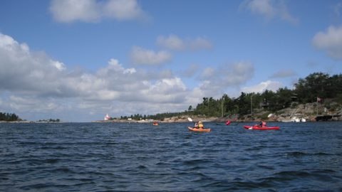 Photo from Sea Kayaking, Franklin, Mink and McCoy Island chains