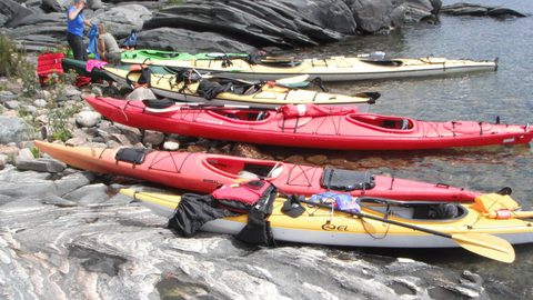 Photo from Sea Kayaking, Franklin, Mink and McCoy Island chains
