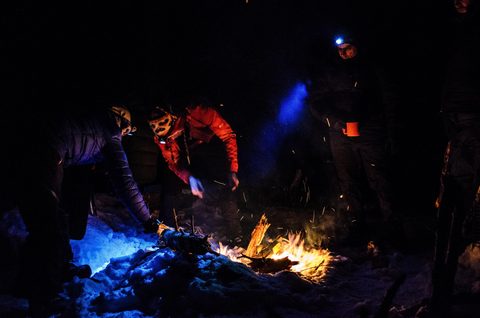Photo from Reimagining Beringia, mode of travel? Ice age.